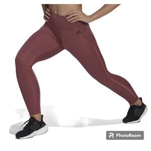 ADIDAS Aeroready Leggings Mauve EUC Women's Athletic Sportswear Pink Pants